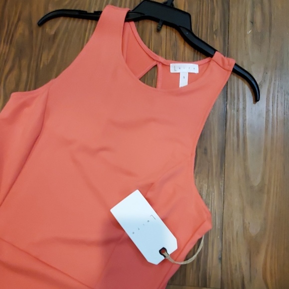 NWT Leith Coral Dress - Picture 2 of 5